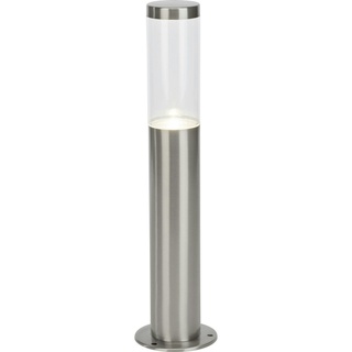 BRILLIANT BERGEN LED Sockelleuchte 40 cm Metall / Kunststoff Edelstahl, G40084/82