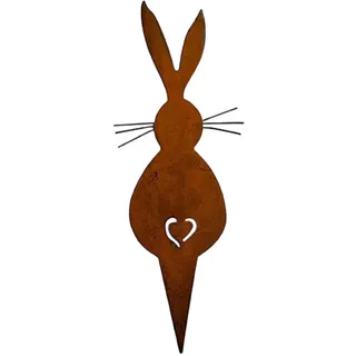 Osterhase Aus Eisen Als Dekoration Für Garten Und Rasen – Osterbastelidee