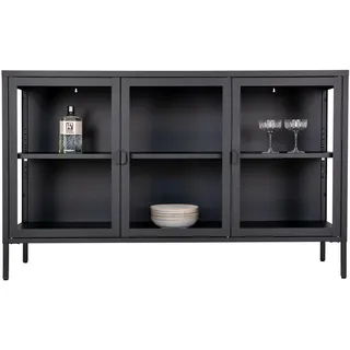 VCM Brisbane 140 x 85 x 40 cm Schwarz