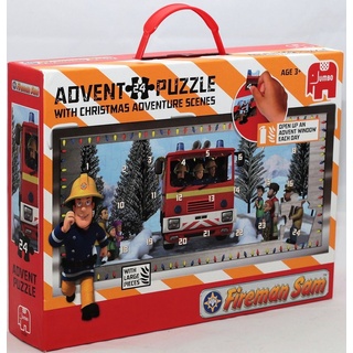 Jumbo 17336 Feuerwehrmann Sam Puzzle 24 Teilig Adventskalender