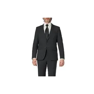 BOSS Black Herren Sakko grau Schurwolle meliert Slim Fit, grau, NOS