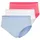 Sport Active Seamless Blau Rosa XS 3er Pack