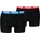 Boxershorts Organically Black Blue Red XL 2er