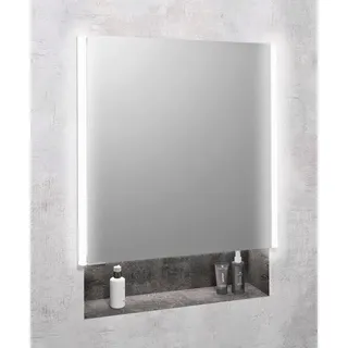 Sapho Spiegelschrank Spiegelschrank mit LED Beleuchtung, zum Einbauen 65x70cm, links/rechts Sapho-IN065 grau