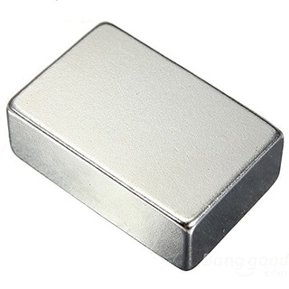 Magnetastico | 2 Ultra Starke Neodym Magnete Rechteck 40x20x10 mm N52 NiCuNi Silber | Neodymium Magnet rechteckig Permanentmagnet Dauermagnet Supermagnet Haftmagnet Rechteckmagnet Magnet extra stark