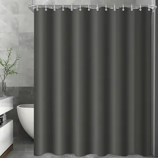 luxuskollektion Duschvorhang 200 x 220 cm Dunkelgrau