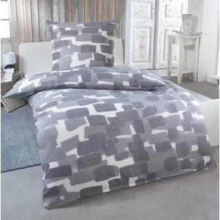 DreamHome Warme Winter Microfaser Thermo Fleece Bettwäsche 135x200 155x220 200x200 Moderne, Größe:135 x 200 cm, Design - Motiv:Design 1