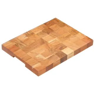 vidaXL Hackblock 40 x 30 x 3,8 cm Holz 1 Braun