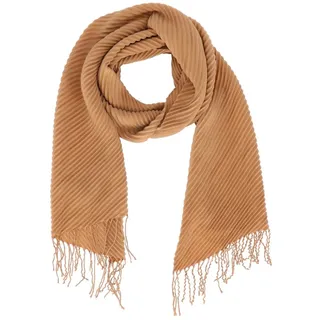 halsüberkopf Accessoires Modeschal Schal Pashmina Plissee, in tollen Farben! braun