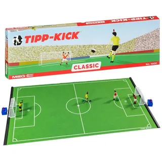 Tipp-Kick Classic Tischfußball-Set mit Spielmaterial und Spielfeld grün