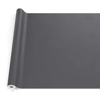 ANRO Wachstuch-Tischdecke abwaschbar 100 x 140 cm Anthrazit