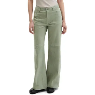Marc O'Polo Lederhose Regular Fit Grün 38