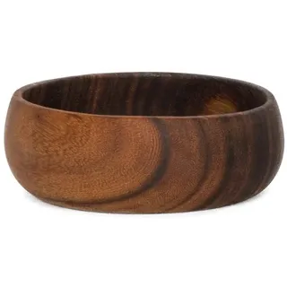 levandeo Holzschale rund aus Akazie - Holz Schale Obstschale Schüssel Salatschüssel - 15cm Deko Dekoration Aufbewahrung