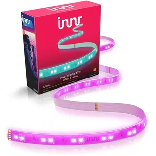 Innr LED Strip Zigbee, 10m Kompatibel mit Hue*, Premium RGBW Weiß & Farbe, extra hell 3200 lm, tief dimmbar, indirekte LED Beleuchtung, Lightstrip