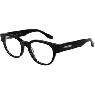 Trussardi TSM6016 A01 Designer Herrenbrille Schwarz Rund 49 mm