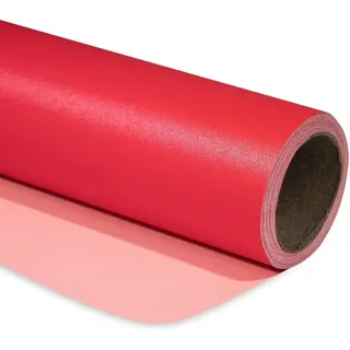 luxuskollektion Geschenkpapier Minirolle matt Perlmutt Hochzeit Rot