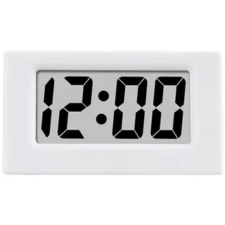 Tuidzljd Mini-Uhr, Dreieckig, LED-Bildschirm, Lektronik, Digitaler, Tischuhr für Zuhause, Büro, Tisch, Schlafzimmer, Langlebig, Einfach zu Bedienen,