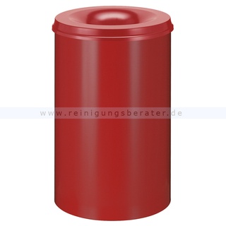 Papierkorb (feuersicher) 110 L Rot selbstlöschender Papierkorb