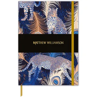 Matthew Williamson Notizbuch, Leopard-Design, luxuriös