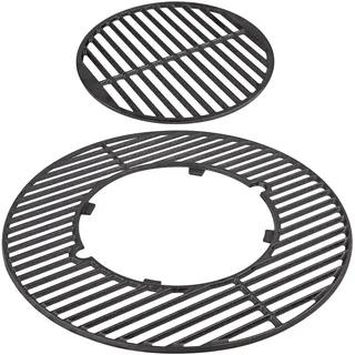 Universal Guss-Grillrost-Set mit Rost-in-Rost Universalrost rund Ø 54,5 cm
