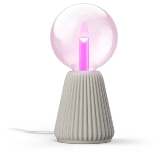 Philips Hue Lightguide 3D-gedruckte Tischlampe (Sandfarben) | Inkl. Hue Lightguide Globe Lampe (G125) - E27 - Weiß/Farbe - Hue White and Color Ambiance