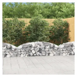 vidaXL Gabione mit Hochbogen 200 x 30 x 60 cm