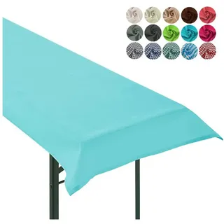 heimtexland Tischdecke Bierzeltgarnitur Typ861 90 x 240 cm Aqua