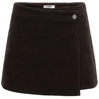 ONLY Cordrock ONLZEVA HW CORD WRAP SKORT CC PNT Baumwollmischung, Cord mit Stretch braun M (38)