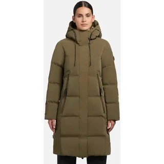 khujo Steppmantel "Loni-YM", Damen, Gr. XL (42), grün, Oberstoff: 100% Polyester. Beschichtung: 100% Polyurethan. Futter: 100% Nylon.