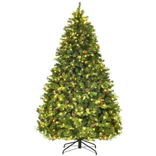 Costway Künstlicher Weihnachtsbaum Grün 210 cm
