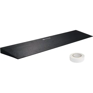 Vevor Schwellenrampe Vollgummi Laderampe 90x20x3cm schwarz