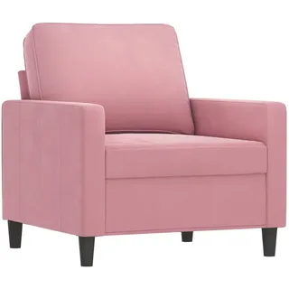 vidaXL Sessel 60 x 77 x 47 cm Rosa Samt