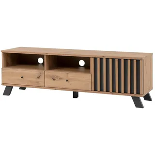 Möbel Kraft Medan Lowboard 138 x 44 x 40 cm Mehrfarbig Holzwerkstoff