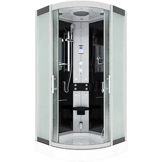 AcquaVapore Dampfdusche Duschtempel Sauna Dusche Duschkabine D46-03M2 80x80