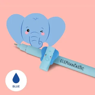 Legami Löschbarer Gelstift Elefant blau