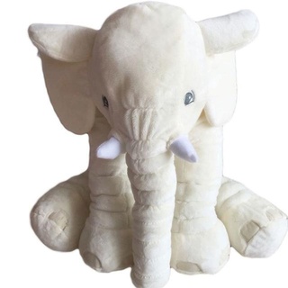 Gustaw Groß Elefant (Weiss, 70cm) - Plüsch Kuscheltier, Plüschelefant - XXL Elephant Tier, Weiche und Kuschelige Stofftiere, Plüschtier Kinder,...
