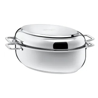 SILIT Professional Multibräter, mit Deckel, Universalbräter für alle Herdarten, auch für Induktion, Maße: 38 x 26 cm
