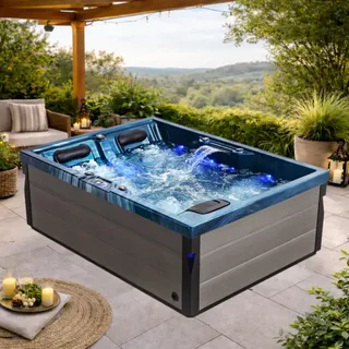 EAGO AWT IN-405 eco Ocean Wave 220x160cm grau