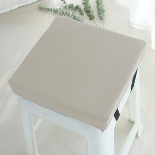 Outdoor Stuhl Kissen Sitzpolster dick 5/8cm, quadratische Esszimmer Stuhl Hocker Pads rutschfeste Sitzkissen für Haus Garten Schule Büro (35x35x3cm,Beige)