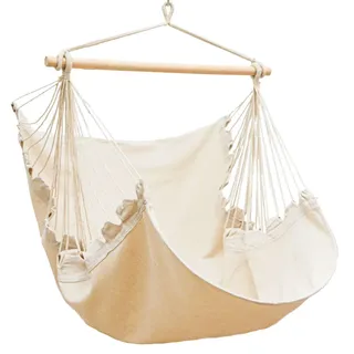 AMANKA XL Hängesessel Beige