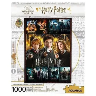 Aquarius Entertainment Puzzle Harry Potter Puzzle Movie Collection (1000 Teile), 1000 Puzzleteile bunt