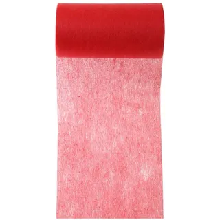 Santex Tischband Vlies rot 10cm x 10m