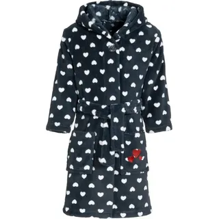 Playshoes Fleece-Bademantel Herzchen 122/128
