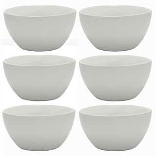 Annastore Müslischale 6 x Servierschalen-Set aus Keramik - Müslischalen, Obstschalen, Dessertschalen, Suppenschalen, Salatschalen