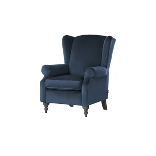 Sofa.de Ohrensessel Cozy Flachgewebe 83 x 102 x 87 cm Blau