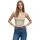Damen Basic Top mit Rundhals in Unifarbe 38