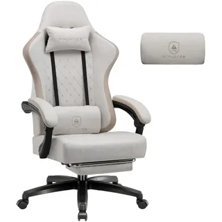 GTPLAYER Gaming Stuhl Stoff Beige