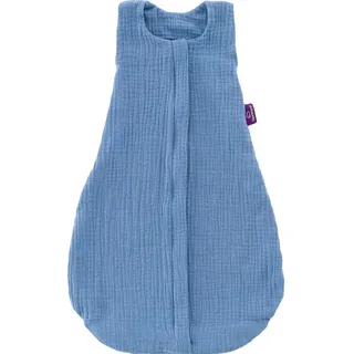 Träumeland Sommerschlafsack Liebmich Baumwollmusselin, hellblau, Größe 90