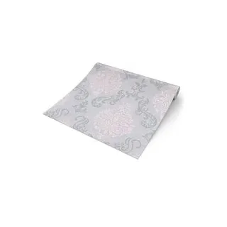 Vliestapete Ornament grau rosa B/L: ca. 53x1005 cm - Grau, Rosa