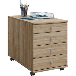 VCM Lona Rollcontainer 80 x 42 x 57 cm braun